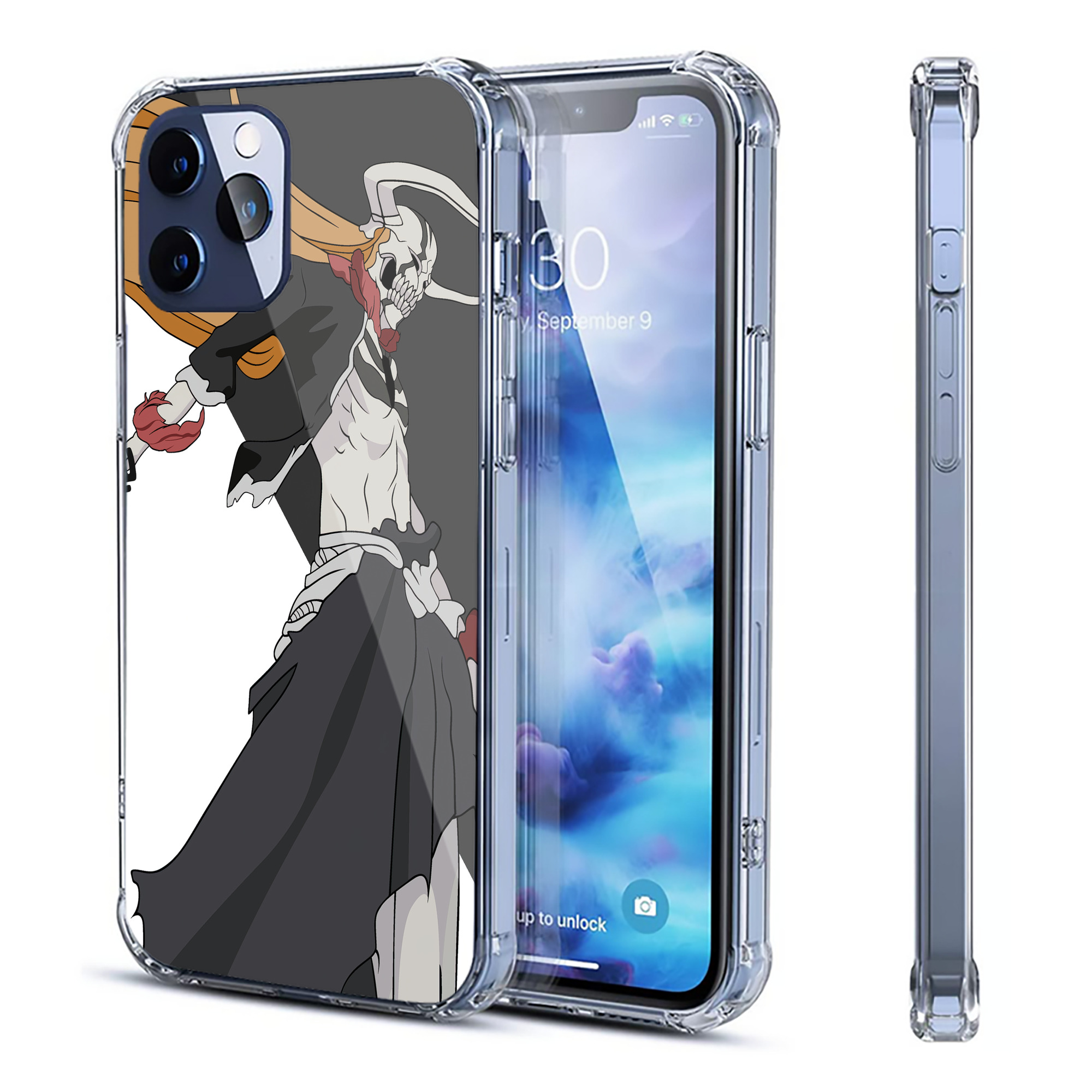 （画像用） ブリーチ BLEACH 【iPhone 12シリーズ対応】透明スマホケース（クリアソフトケース）